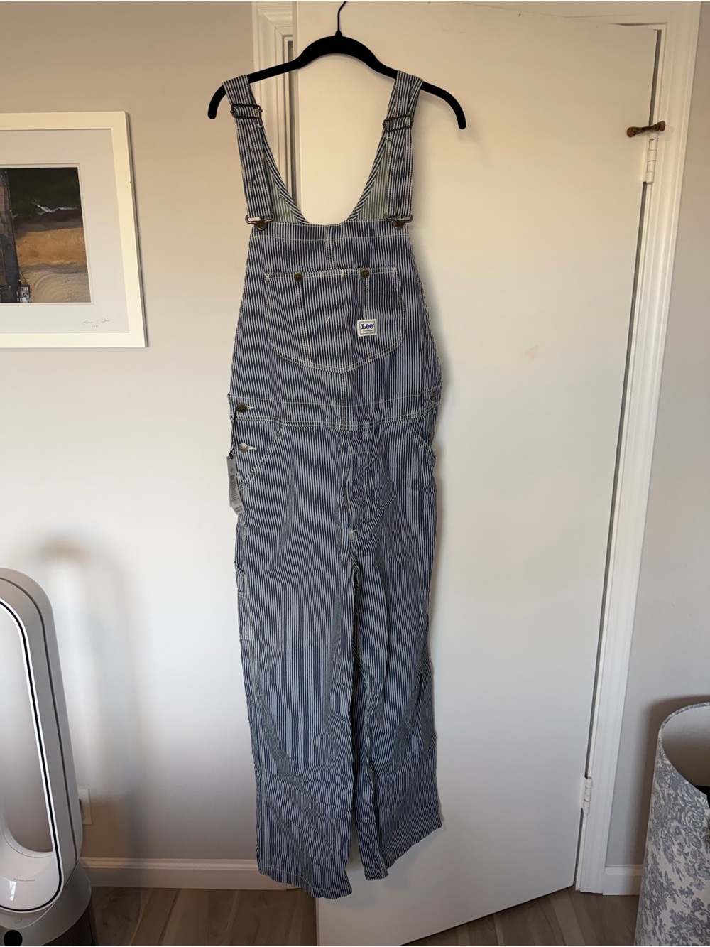 NWT Lee Men’s Railroad Striped Overalls